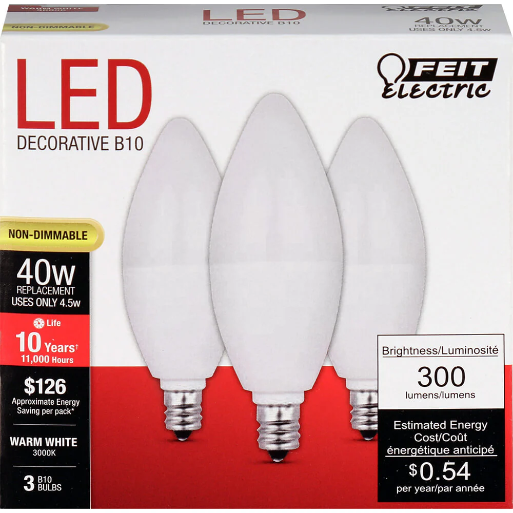 300 Lumen 3000K Non-Dimmable LED - Cheap-Us