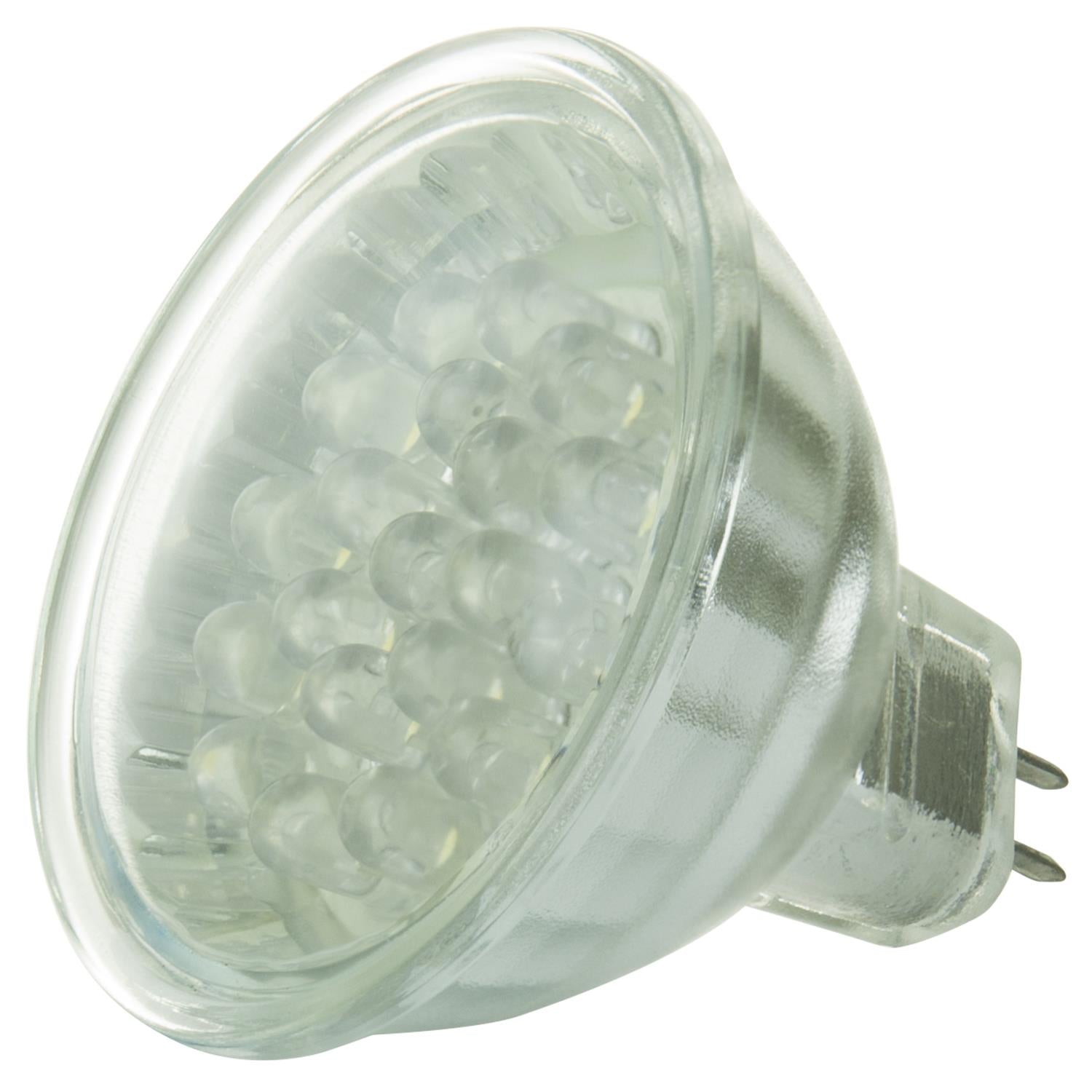 MR16 Mini Reflector, 35 Lumens, GU5.3 Base, Warm White - Cheap-Us