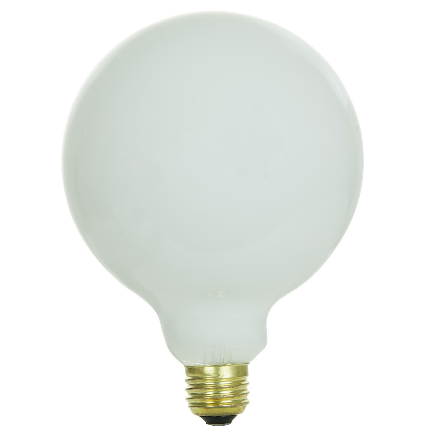 Sunlite 60 Watt G40 Globe, Medium Base, White - Cheap-Us