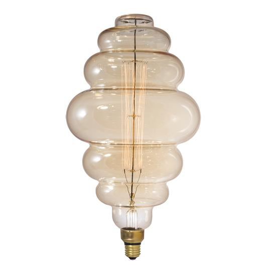 BULBRITE INCANDESCENT BH MEDIUM SCREW (E26) 60W DIMMABLE NOSTALGIC LIGHT BULB 2200K/AMBER 1PK (137601) - Cheap-Us