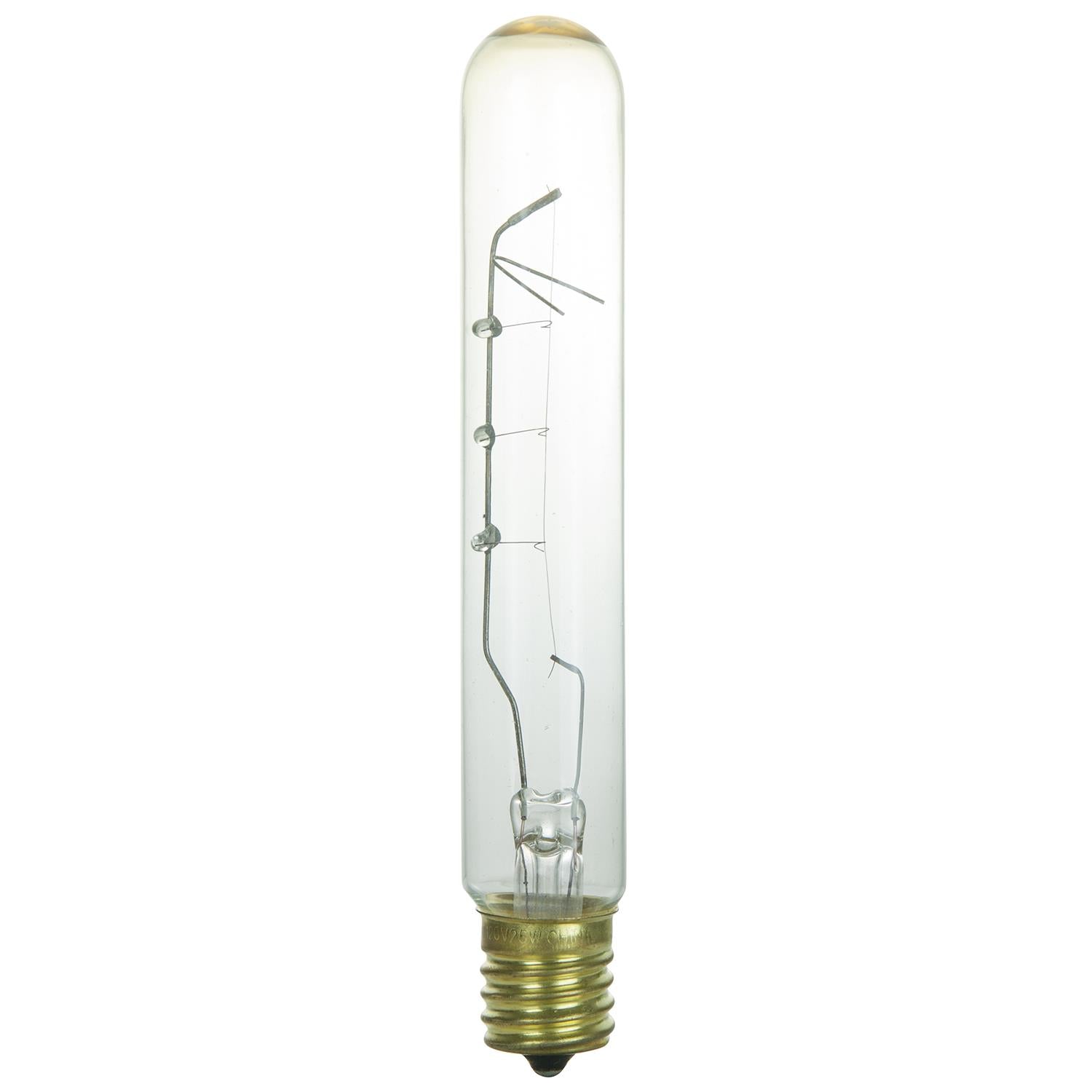 Sunlite 40 Watt T6.5 Tubular Intermediate Base Clear (25 Pack) - Cheap-Us