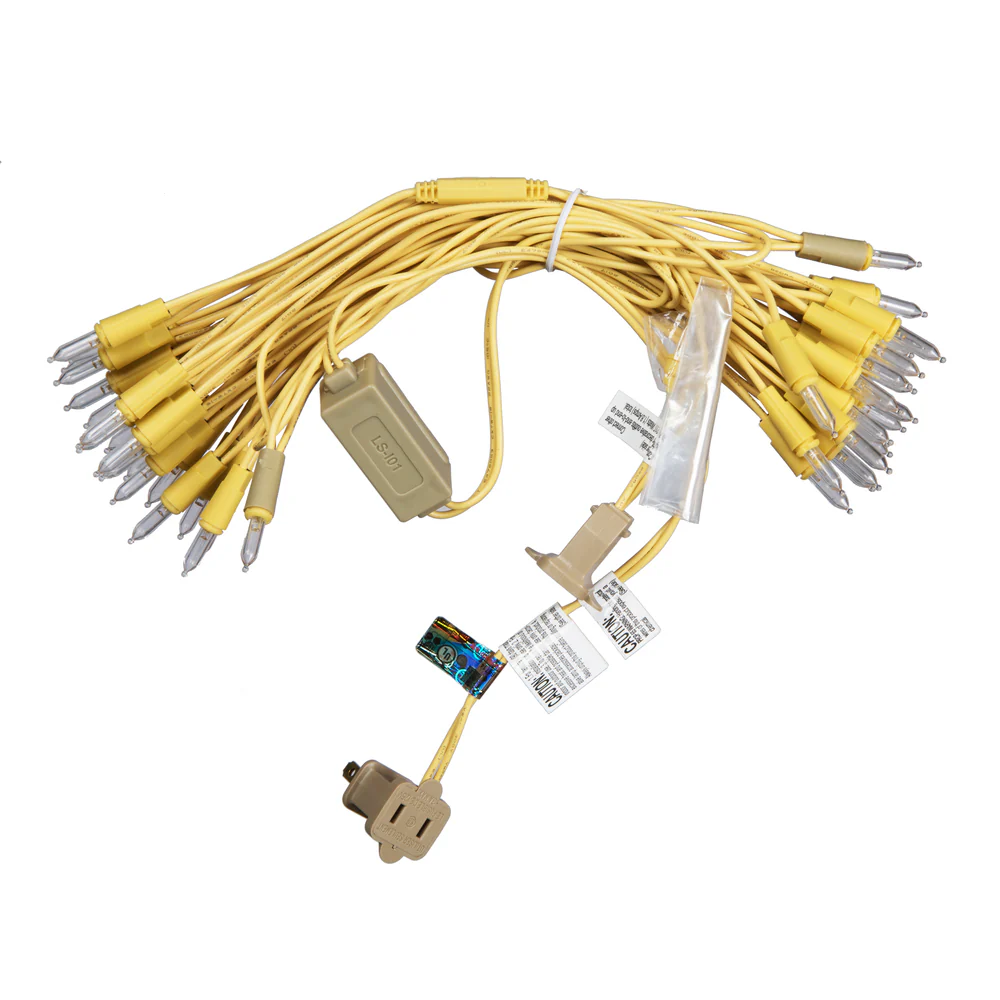 Vickerman 50 Light LED Warm White Dura-Lit Mini Lights, Copper Wire- 2 Pack - Cheap-Us