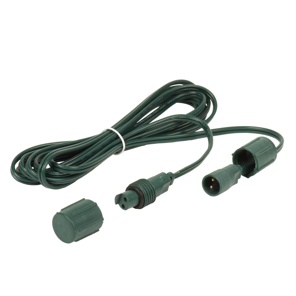 Vickerman 10' Coaxial Extension Cord for X6B6601PBG 50Lt Coaxal LED Set 4/Bag. Green Wire. - Cheap-Us