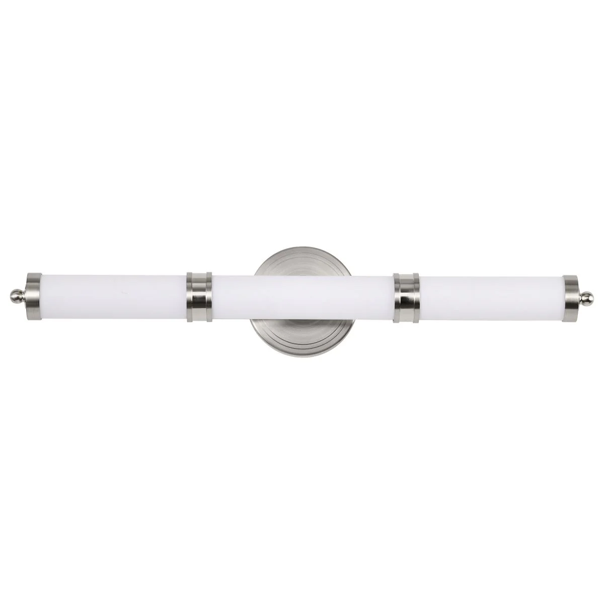 62-1535 KAGEN LED MEDIUM VANITY Kagen Medium Vanity; LED; Brushed Nickel Finish; White Acrylic Lens - Cheap-Us