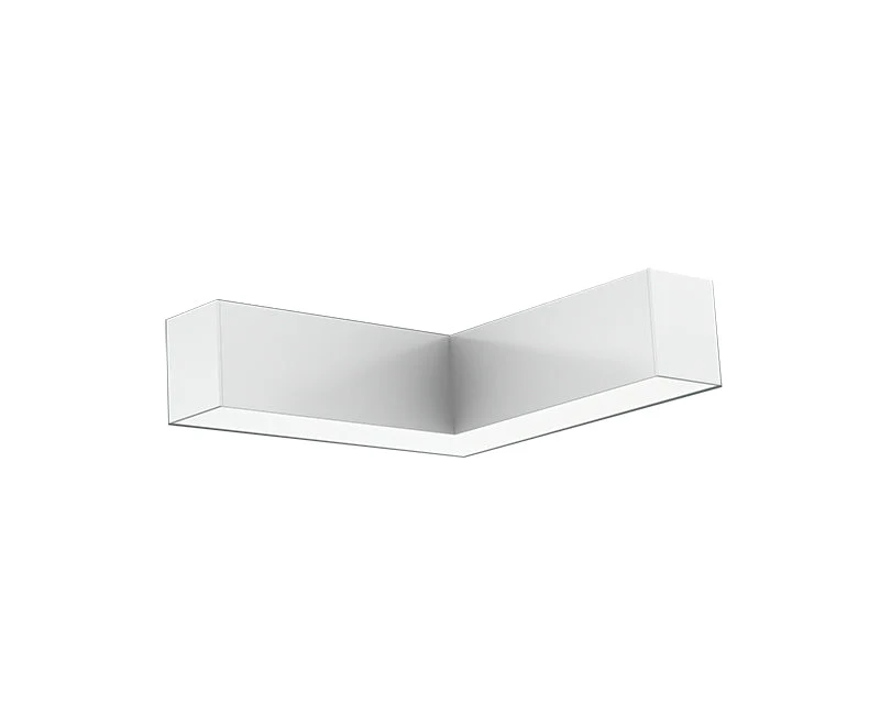 Westgate  SCX 2.75In Linear 1-Foot L Section 30K/35K/40K/50K With End Caps, Commercial Indoor Lighting, Sandy White Finish, 0~10V Dimmable - Cheap-Us