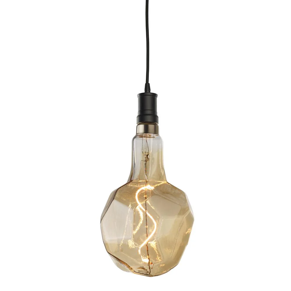 BULBRITE FIXTURES JEWEL MEDIUM SCREW (E26) 4W DIMMABLE ANTIQUE LIGHT BULB 2000K/AMBER LIGHT 60W EQUIVALENT 1PK (810084) - Cheap-Us