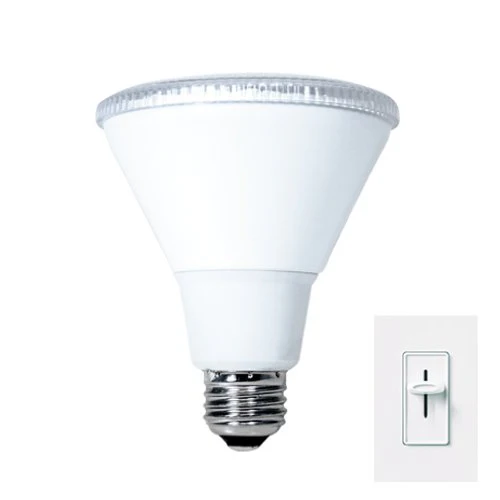 Bulbrite LED15PAR30NF/830/D 15 Watt Dimmable LED PAR30 Reflector Bulb, 75W Incandescent Equivalent, Medium (E26) Base, Narrow Flood, Soft White - Cheap-Us