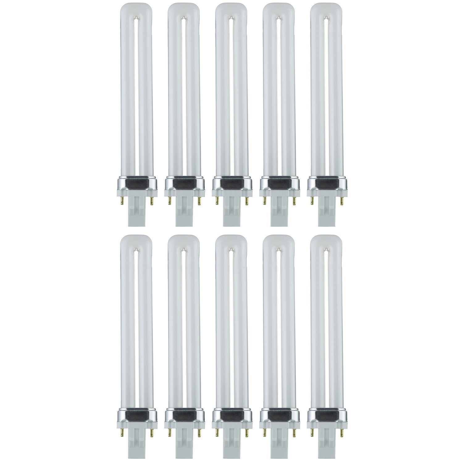 Sunlite 13 Watt PL 2-PIN Single U-Shaped Twin Tube, GX23 Base, Daylight - Cheap-Us