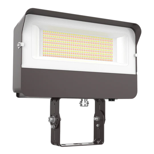 150W FLOOD LIGHT WATTAGE SELECTABLE 3CCT TRUNNION MOUNT - Cheap-Us