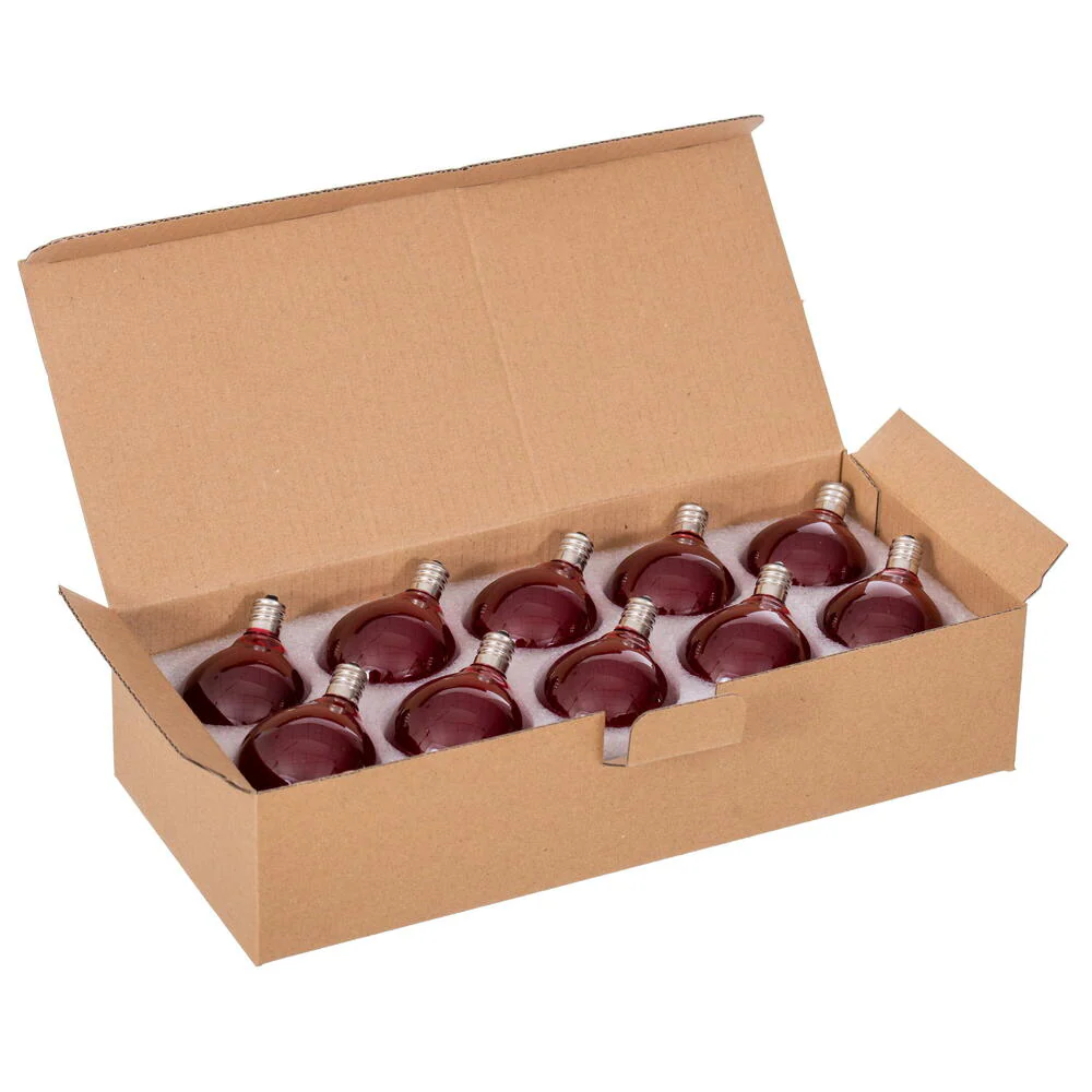 Vickerman Red LED G50-E12 Filament Glass Replacement Bulbs 10/Box - Cheap-Us