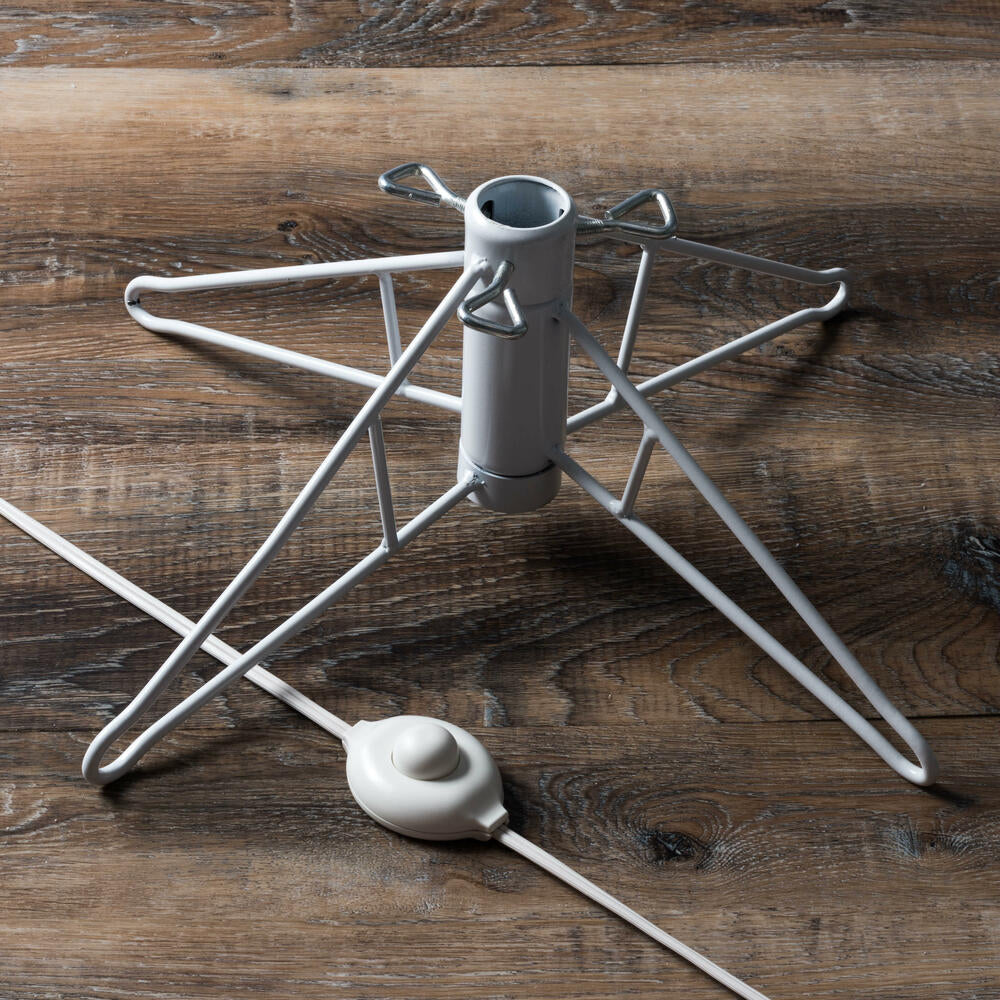 Vickerman 4.5' Crystal White Pine Artificial Christmas Tree Pure White LED Lights - Cheap-Us