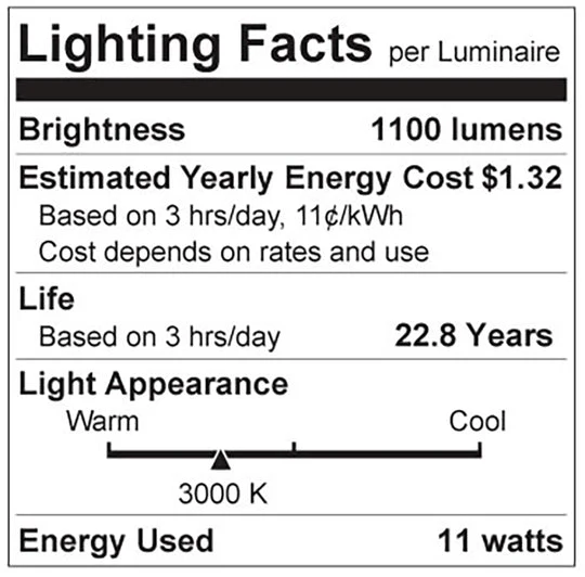 Luxrite LED A19 Light Bulb, E26 - Medium Base, 11W, 3000K - Soft White, 1100 Lumens, 80 CRI, Frost Finish, Dimmable, Pack of 15 (LR21431) - Cheap-Us