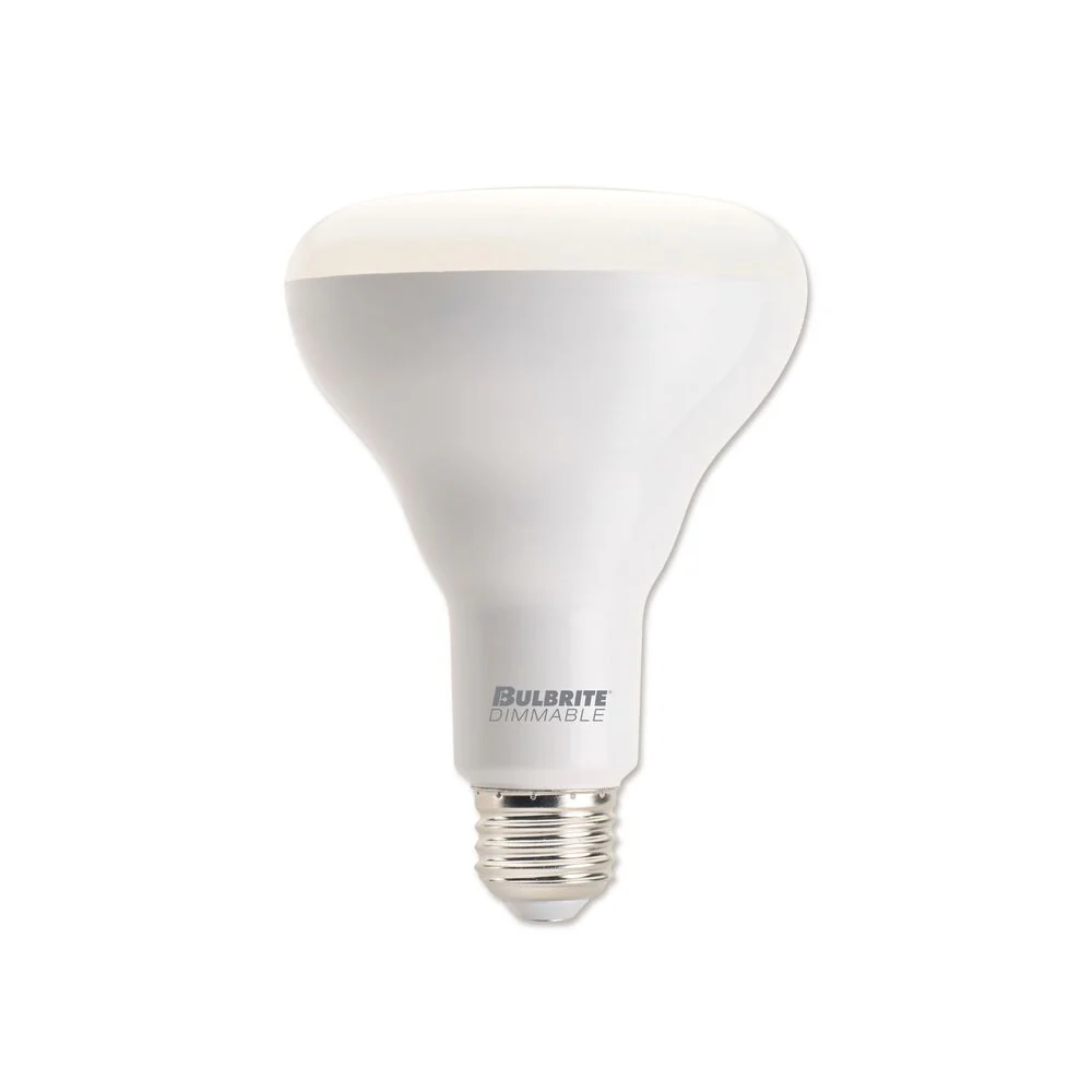 Bulbrite LED BR30 Dimmable Medium Screw Base (E26) Light Bulb 65 Watt Equivalent 2700K, Frost 24-Pack - Cheap-Us