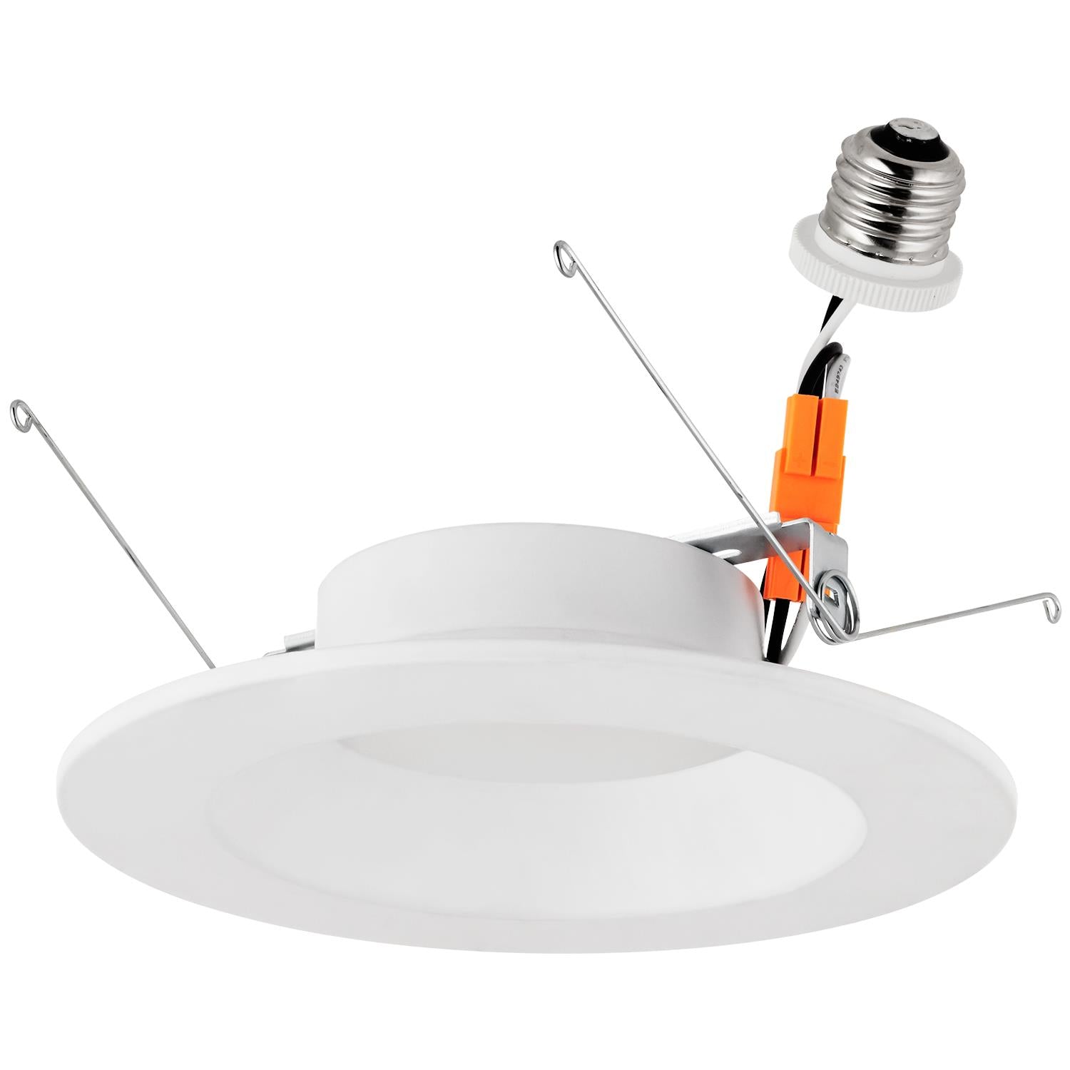 Sunlite LED 5-Inch Round Retrofit Recessed Downlight, Can Lighting Replacement, Medium (E26) Base, 14 Watt (100 Watt Equivalent), 3000K Warm White, Energy Star Certified, UL-Listed - Cheap-Us