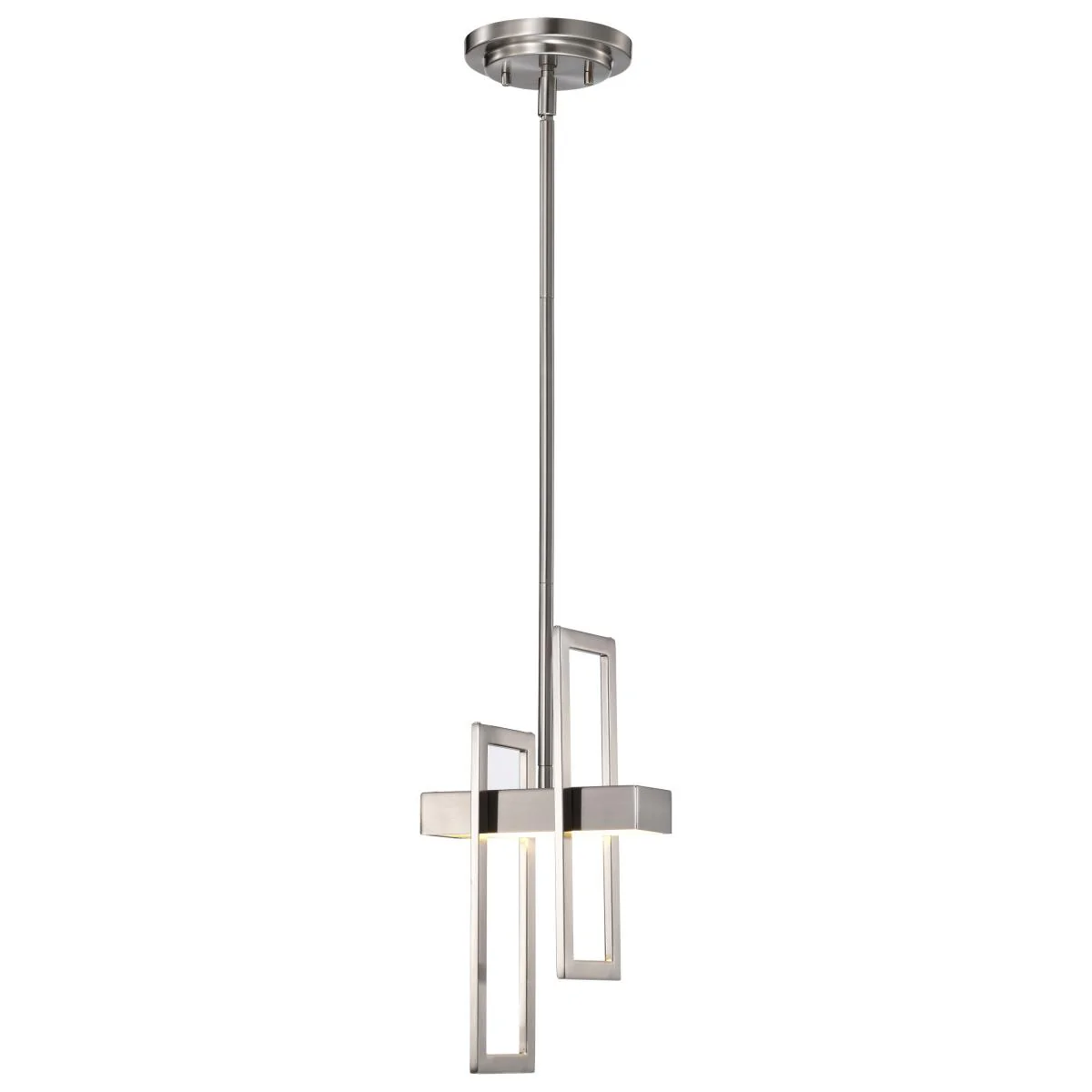 62-106 FRAME LED PENDANT Frame - LED Pendant Fixture - Brushed Nickel Finish - Cheap-Us