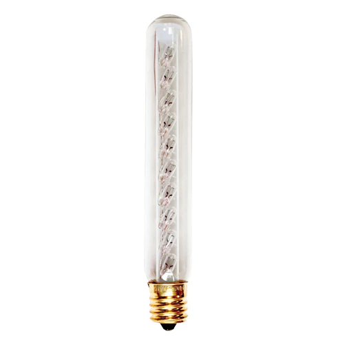 Bulbrite 9T6.5C/N 9 Watt Incandescent T6.5 Tube Exit Light, Intermediate Base, Clear - Cheap-Us