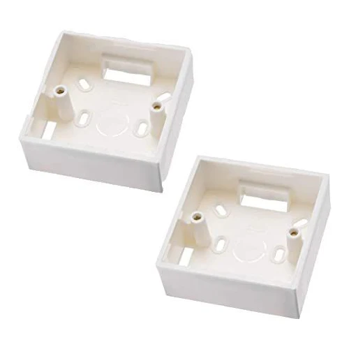 Westgate  86X86MM PVC Junction Box For Wall-Mount RGB Controllers, Ribbon Lighting, White Finish - Cheap-Us