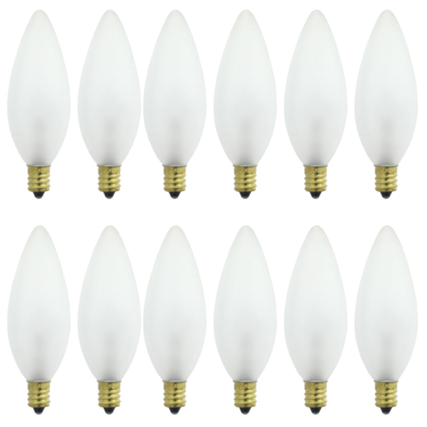 Sunlite 15 Watt Petite Chandelier , Candelabra Base, Frost - Cheap-Us