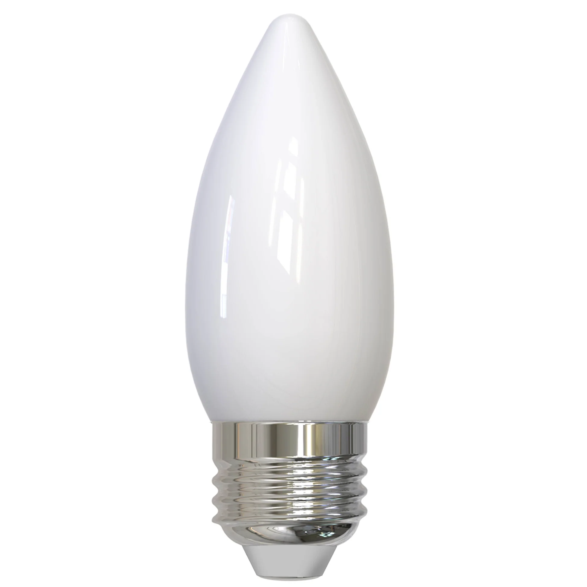 Bulbrite LED Filament 5.5 Watt Dimmable B11 Light Bulbs with Clear Glass Finish and Medium (E26) Base - 3000K (Soft White Light), 500 Lumens - Cheap-Us