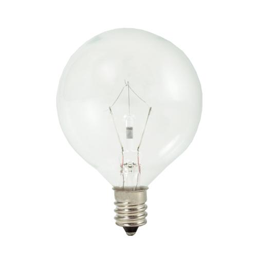 BULBRITE KRYPTON G16.5 CANDELABRA SCREW (E12) 25W DIMMABLE LIGHT BULB 2700K/WARM WHITE 20PK (461225) - Cheap-Us