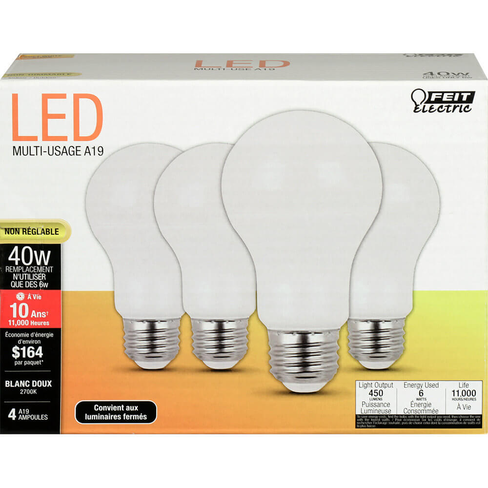 450 Lumen 2700K Non-Dimmable LED - Cheap-Us