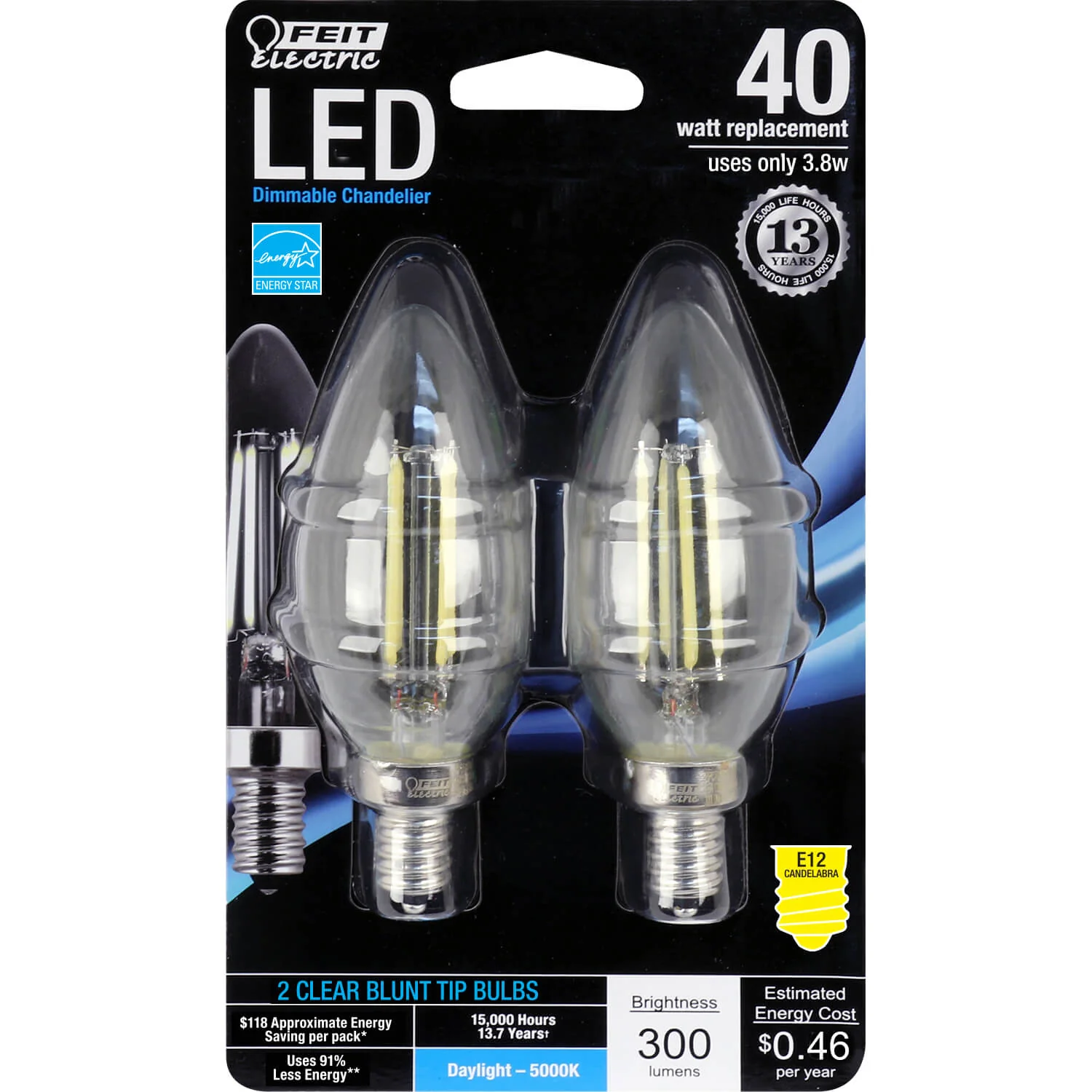 300 Lumen 5000K Dimmable Torpedo Tip LED - Cheap-Us