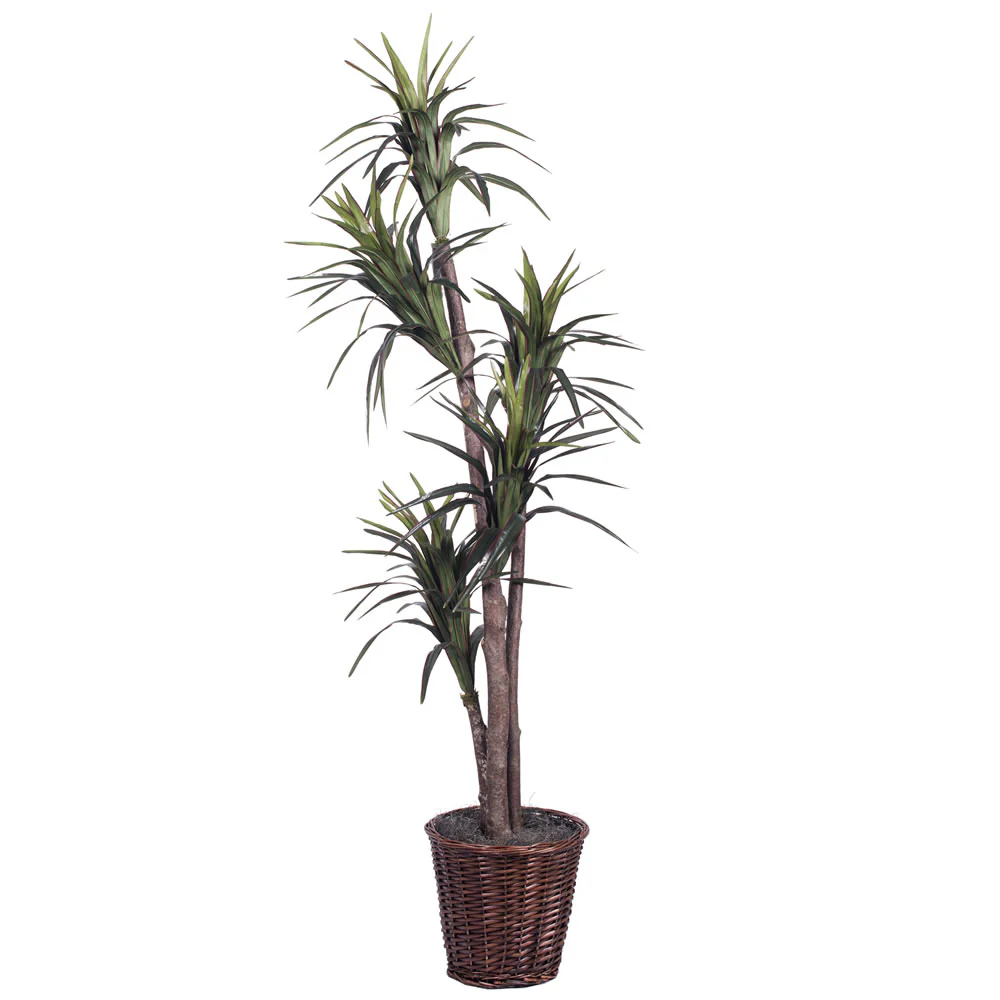 Vickerman 6' Artificial Marginata Executive Rattan Basket. - Cheap-Us