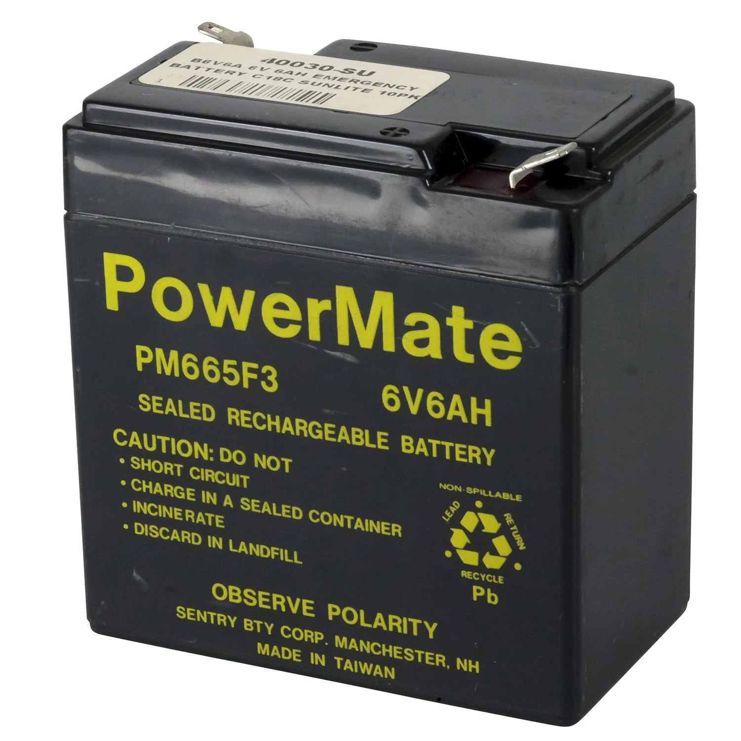 Sunlite B6V6A Emergency Back-Up Battery - Cheap-Us