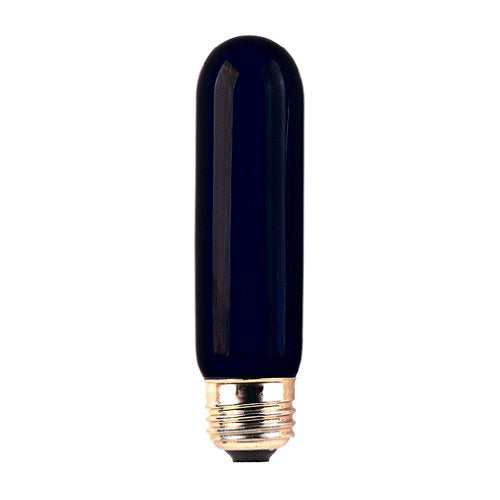 Bulbrite 40T10BL 40 Watt Incandescent T10 Tubular Bulb, Medium Base, Black Light - Cheap-Us