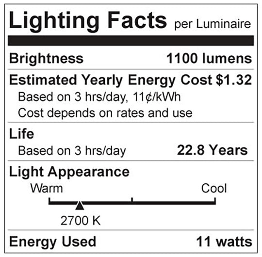 Luxrite LED A19 Light Bulb, E26 - Medium Base, 11W, 2700K - Warm White, 1100 Lumens, 80 CRI, Frost Finish, Dimmable, Pack of 15 (LR21430) - Cheap-Us