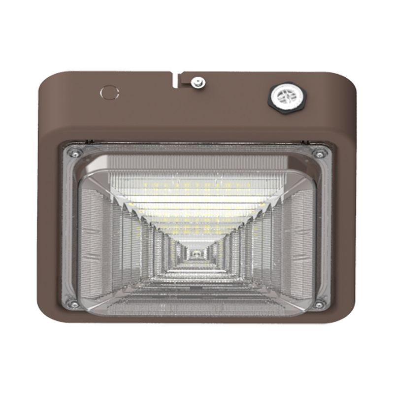 Westgate Builder Series Indoor Sq Canopy Light Selectable 10/20/30W 30/40/50K With Em, Brz, Outdoor Lighting, 10W/20W/30W, 130 Lumens/W, 30K/40K/50K, Bronze Finish, 0-10V - Cheap-Us