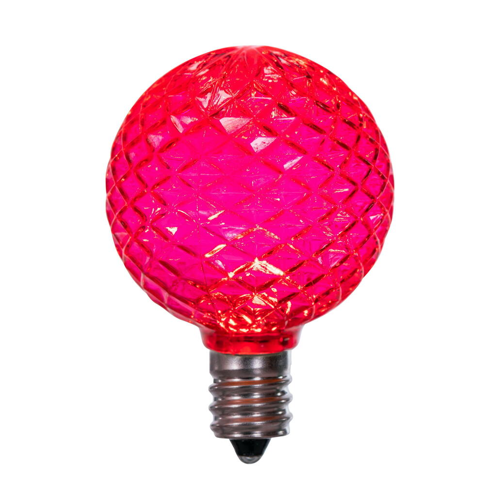 Vickerman G40 LED Red Replacement Bulb package of 25 - Cheap-Us