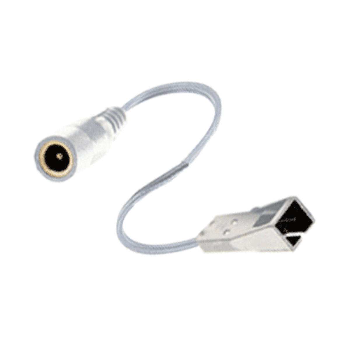 Westgate 6In. Driver To Light Power Feed Cable For 12V Slim Pucks, White, Undercabinet Lighting, White Finish - Cheap-Us