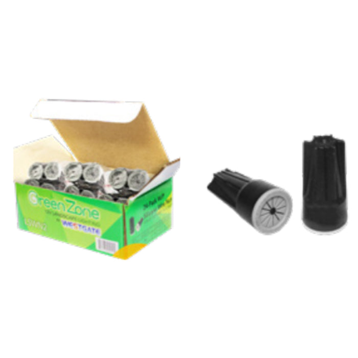 Westgate Pack Of 24 Waterproof Wirenuts - Black & Blue Large Size, Landscape Lighting - Cheap-Us