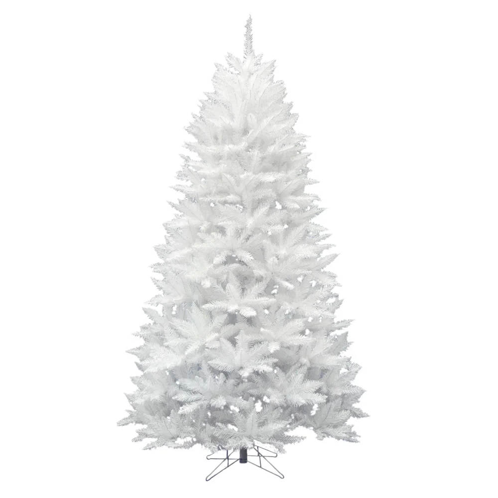 Vickerman 8.5' Sparkle White Spruce Artificial Christmas Tree Unlit - Cheap-Us