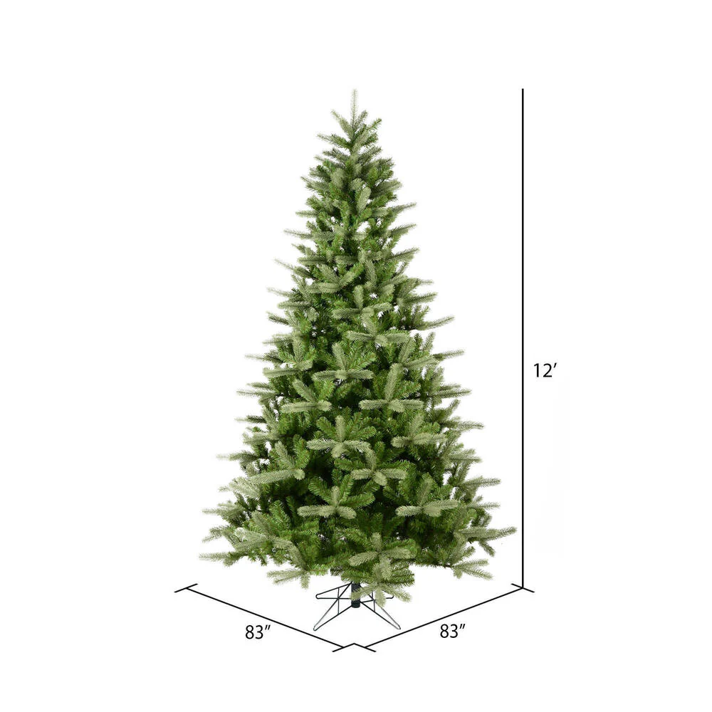 Vickerman 12' King Spruce Artificial Christmas Tree Unlit - Cheap-Us