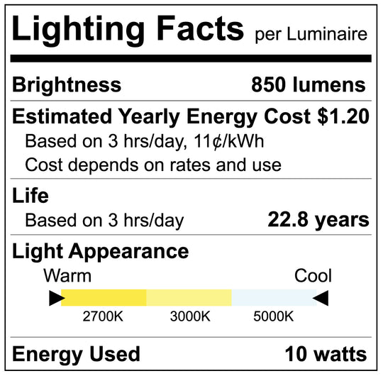Luxrite LED BR30 Reflector Light Bulb, 10W, 850 Lumens, Color Selectable - 2700K/3000K/5000K, 80 CRI, Frosted White Finish, Dimmable, Pack of 5 (LR31857) - Cheap-Us