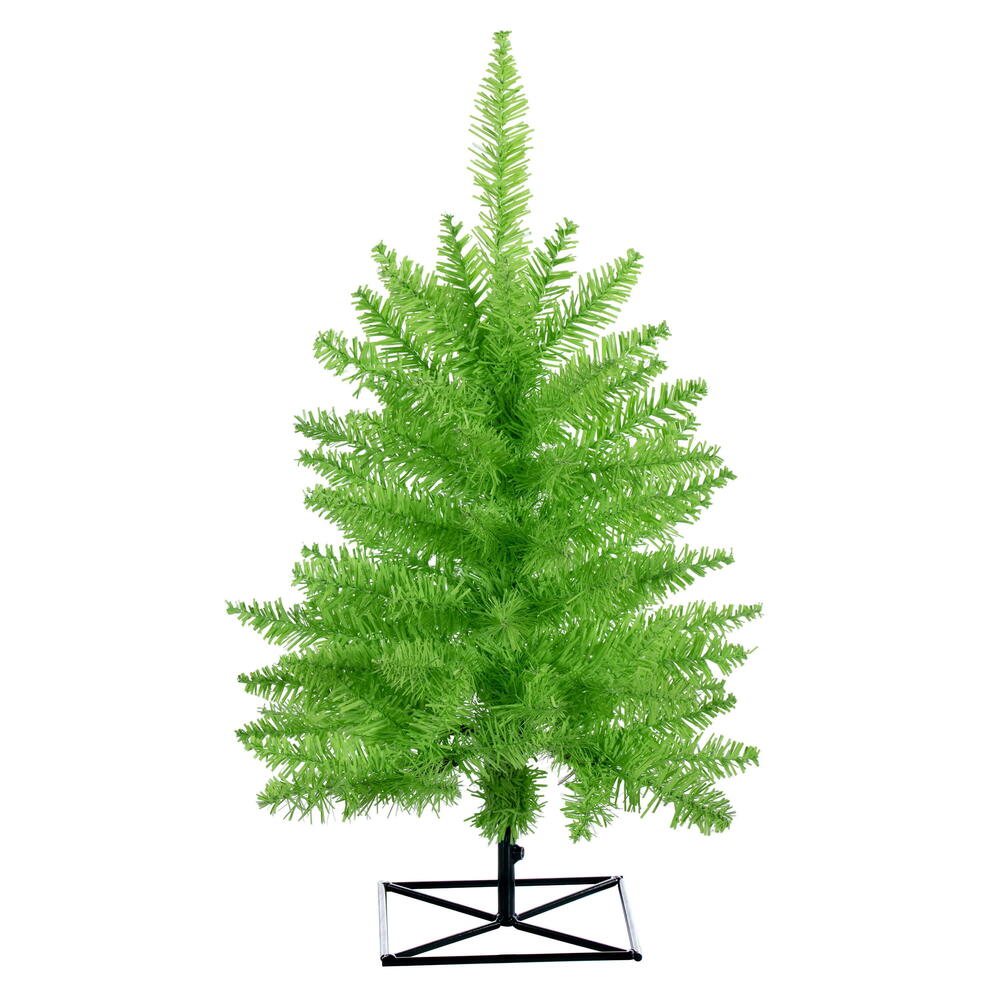 Vickerman 3' Lime Fir Artificial Christmas Tree Unlit - Cheap-Us