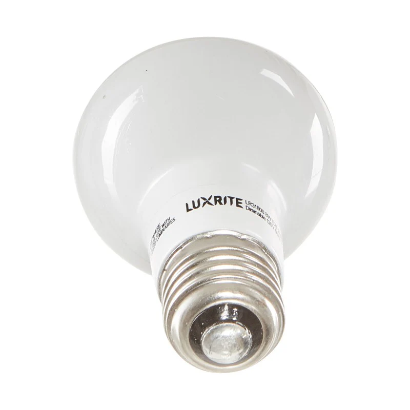 Luxrite LED BR20 Light Bulb, 6.5W, 460 Lumens, 6500K - Daylight, 80 CRI, Frosted White Finish, Dimmable, Pack of 8 (LR31845) - Cheap-Us