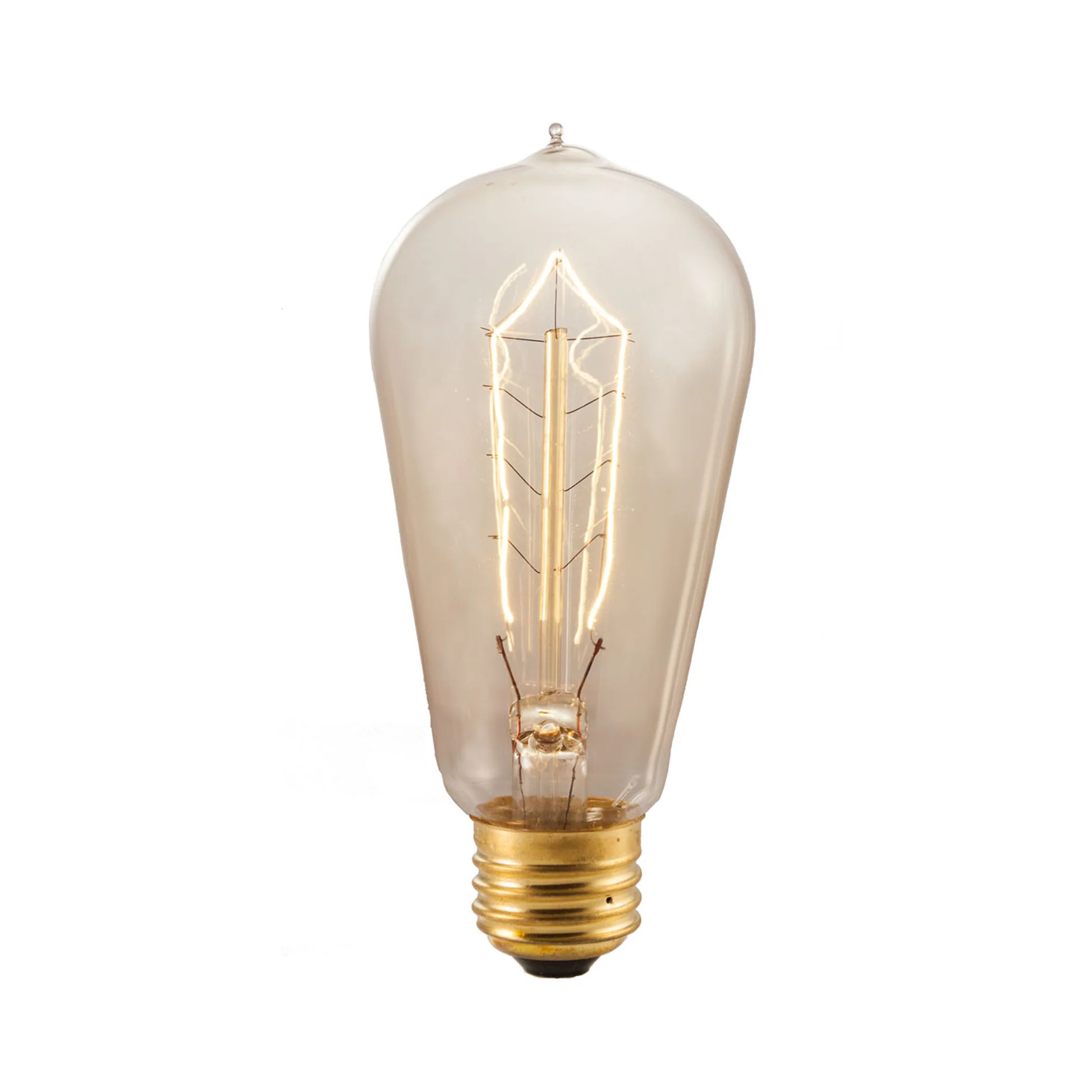 Bulbrite NOS40-1890 40 Watt Nostalgic Incandescent Edison Hairpin ST18, Medium Base, Antique Finish - Cheap-Us