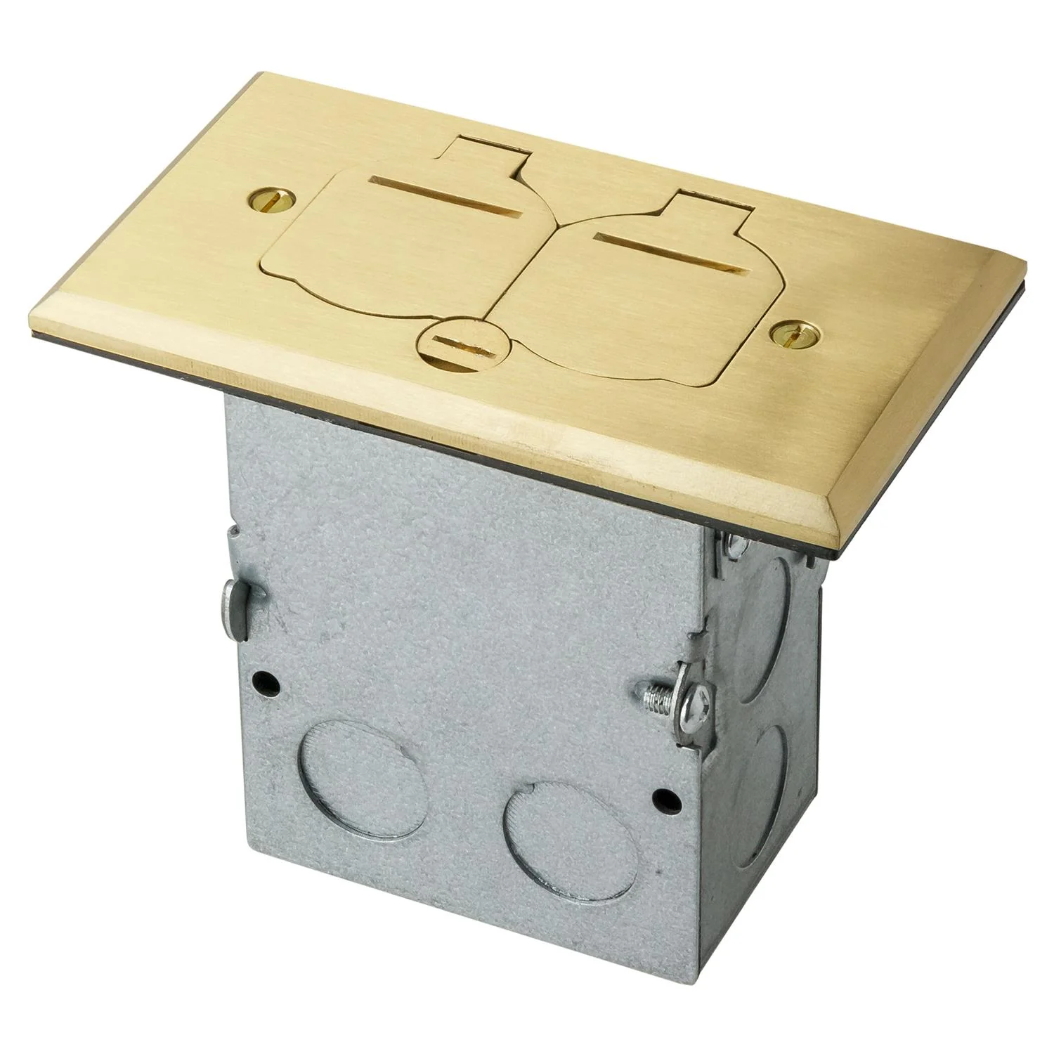 Sunlite Brass Recessed Flip Lid Floor Plate - Cheap-Us
