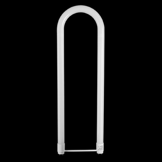 Luxrite LED T8 U6 U-Bend Universal 3 Way Tube Light, 18W, 2150 Lumens, 3000K - Soft White, 83 CRI, White Finish, Dimmable (LR23510) - Cheap-Us