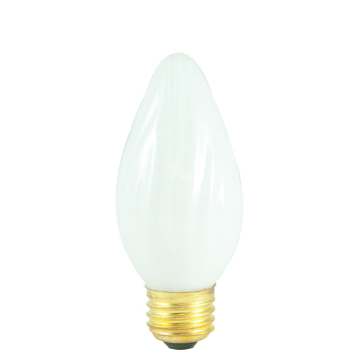 Bulbrite 40F15WH 40 Watt Incandescent F15 Fiesta Bulb, Medium Base, White - Cheap-Us