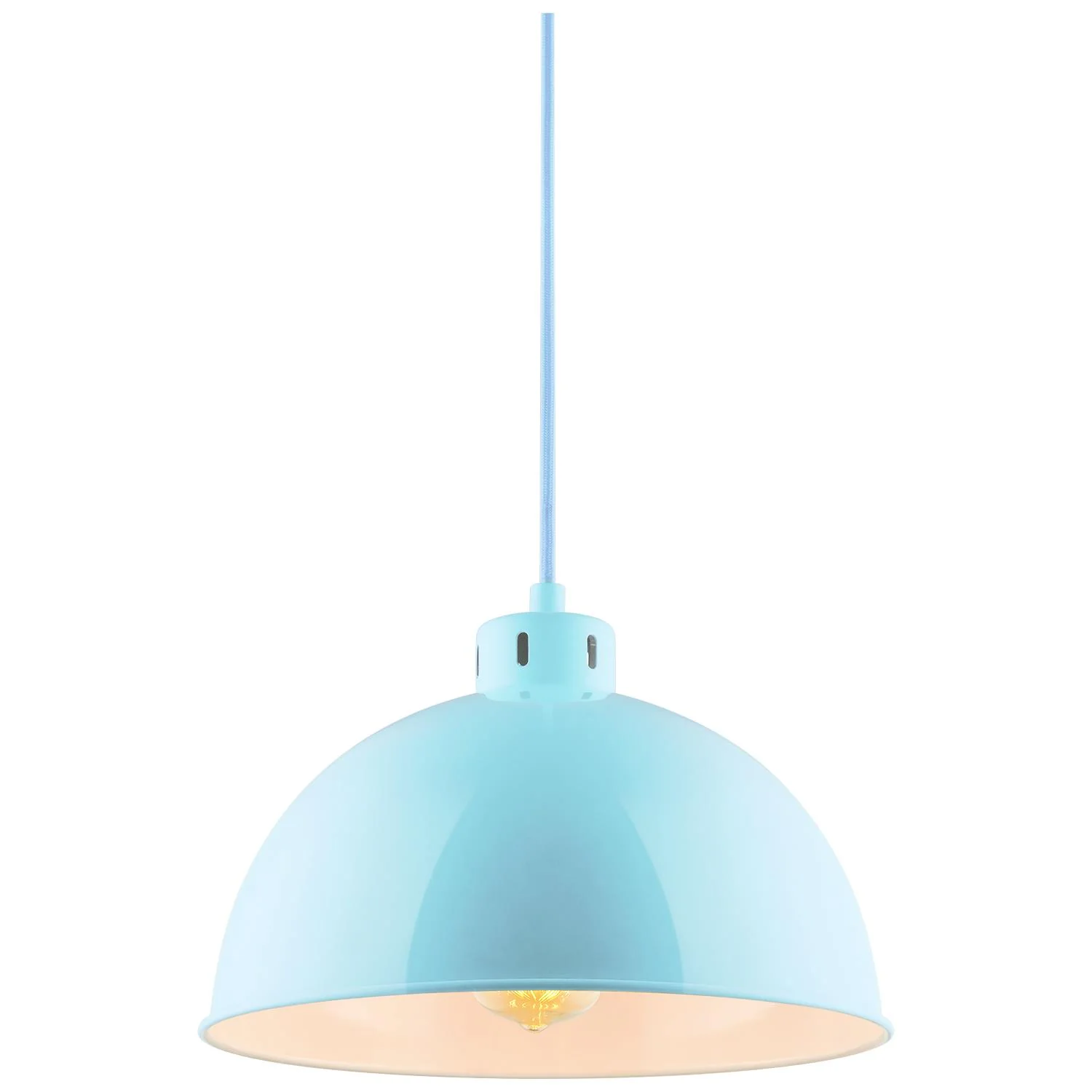 Sunlite CF/PD/S/BB Baby Blue Sona Residential Ceiling Pendant Light Fixtures With Medium (E26) Base - Cheap-Us