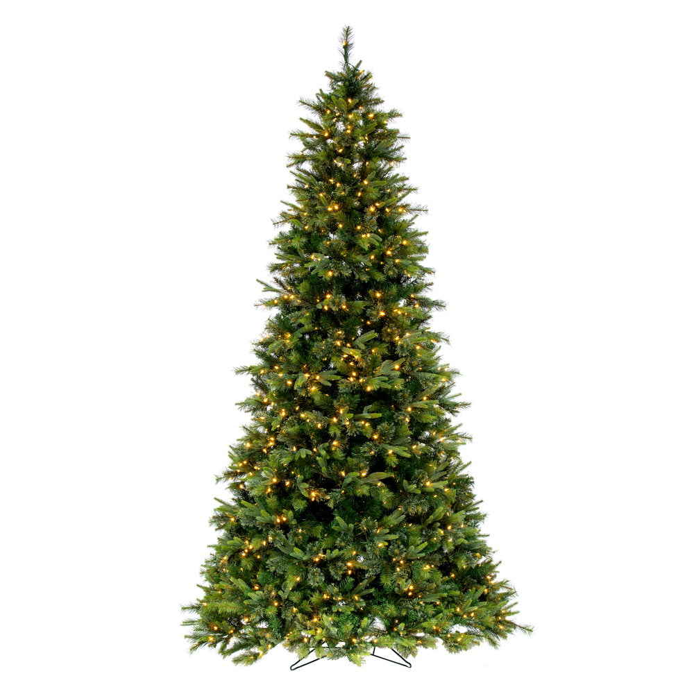 Vickerman 9.5' Cashmere Pine Artificial Christmas Tree with Warm White Dura-Lit® LED Lights - Cheap-Us