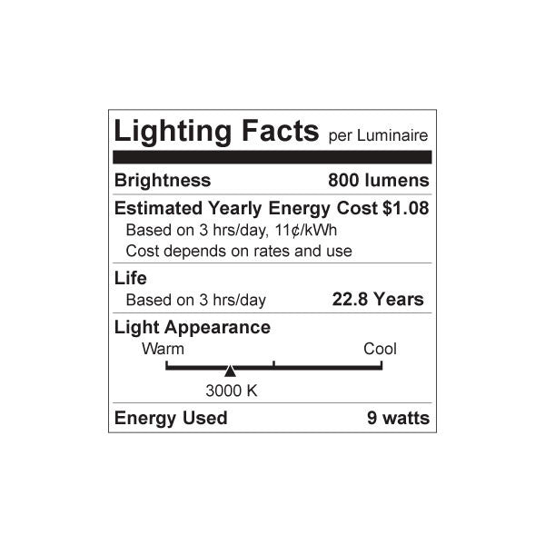 Luxrite LED A19 Light Bulb, E26 - Medium Base, 9W, 3000K - Soft White, 800 Lumens, 80 CRI, Frost Finish, Dimmable, Pack of 4 (LR21426) - Cheap-Us