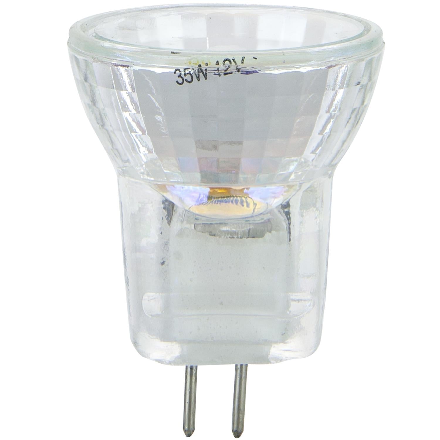 Sunlite 35 Watt, 10° Spot, MR8 Mini Reflector with Cover Guard, G4 Bi-Pin Base - Cheap-Us
