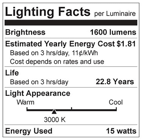 Luxrite LED A19 Light Bulb, E26 - Medium Base, 15W, 3000K - Soft White, 1600 Lumens, 80 CRI, Frost Finish, Dimmable (LR21441) - Cheap-Us