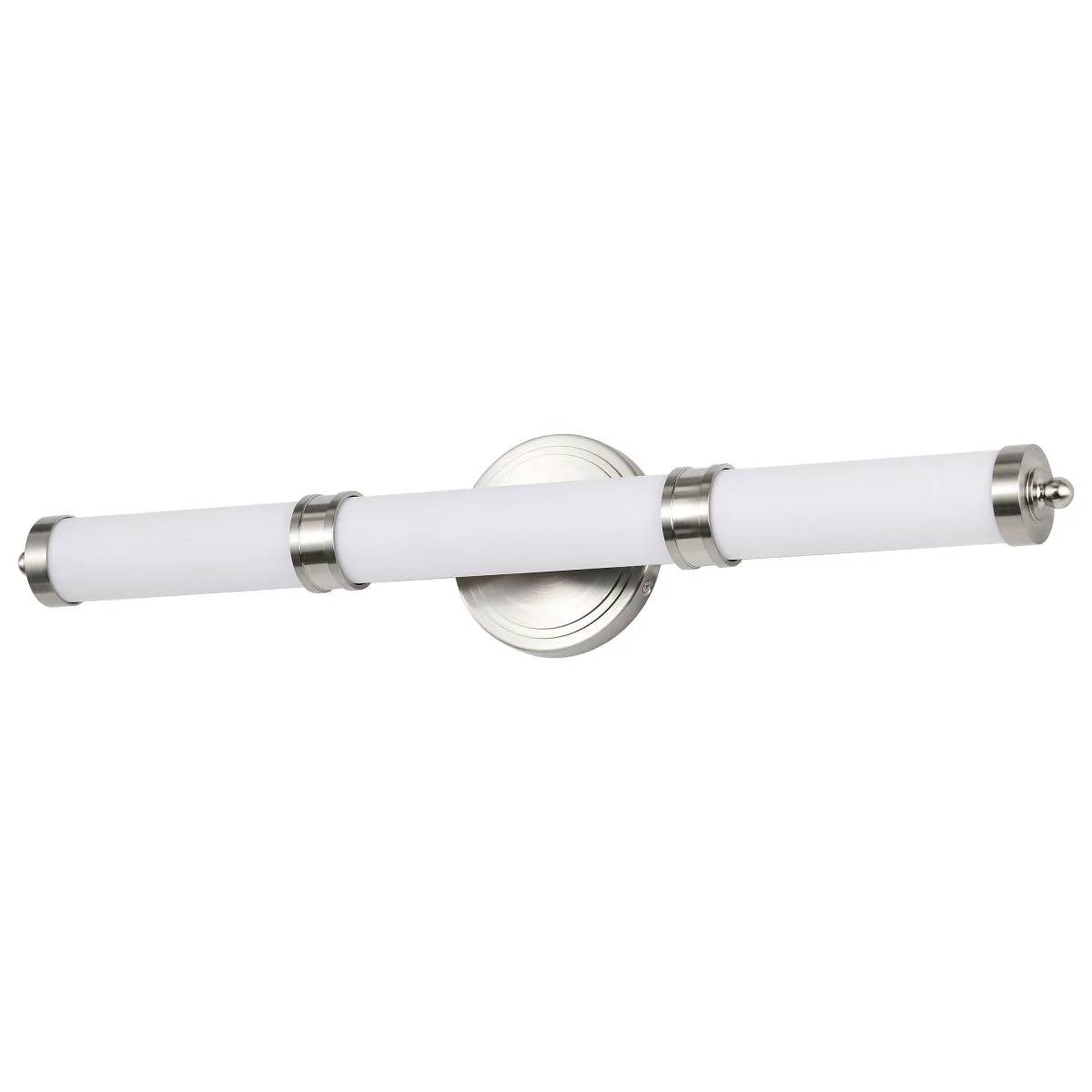 62-1535 KAGEN LED MEDIUM VANITY Kagen Medium Vanity; LED; Brushed Nickel Finish; White Acrylic Lens - Cheap-Us