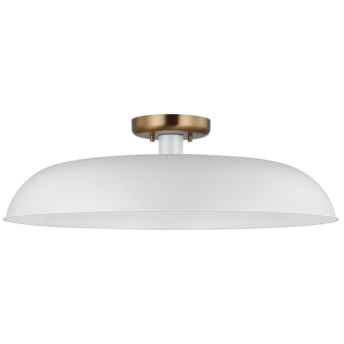 Satco Nuvo Colony - 1 Light - Small to Large Semi-Flush Mount Ceiling Fixture - 60W - 120V - Cheap-Us